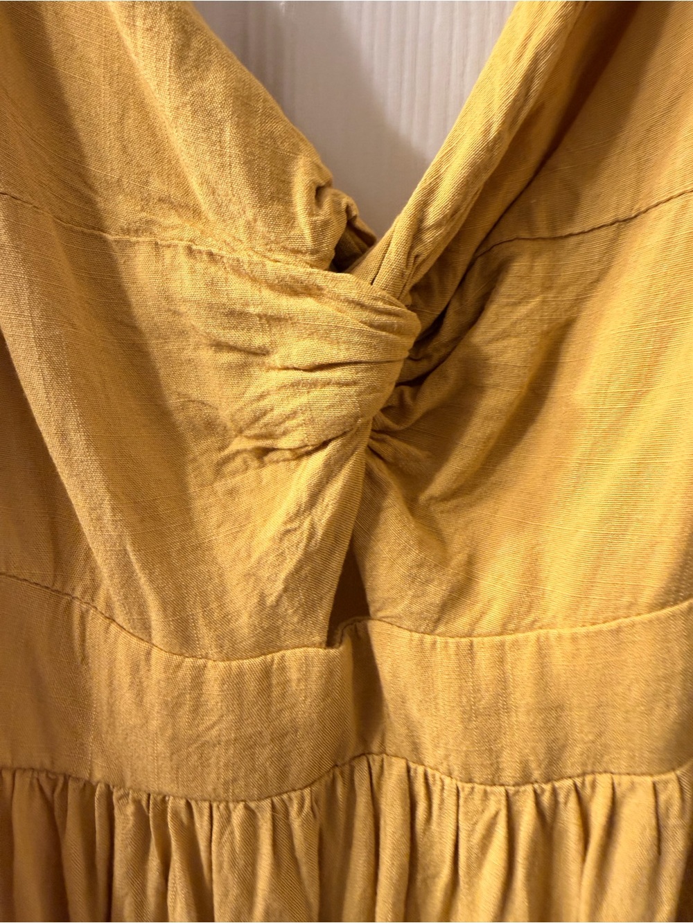 Cupshe Yellow Twist-Front Maxi Dress - Picture 4 of 6
